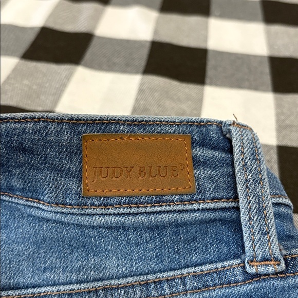 Judy Blue Allison Jeans High Rise Wide Leg Cargo Utility Stretchy Baggy Sz 7/28 - Picture 11 of 15